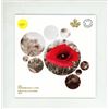 Image 1 : 2015 Remembrance Coins. 3-coin set includes Coloured & Uncoloured Poppy 25 Cents, as well as a Tooni