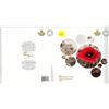Image 3 : 2015 Remembrance Coins. 3-coin set includes Coloured & Uncoloured Poppy 25 Cents, as well as a Tooni