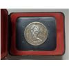 Image 2 : 1973 Silver Dollar. Commemorates the founding of the RCMP. Housed in its original RCM clamshell case