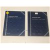 Image 1 : Lot of 2 Empty Canadian 10 Cents blue Whitman folders. Includes 1858 – 1936 & 1937 [x=#8211