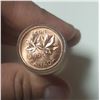 Image 2 : Roll of 50 Canadian 1965 Small Cents. Coins are BU Red.