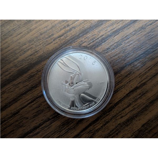 2015 20 Dollar Fine Silver Argent Pure 9999 ED Canadian Coin (Bugs Bunny Design)
