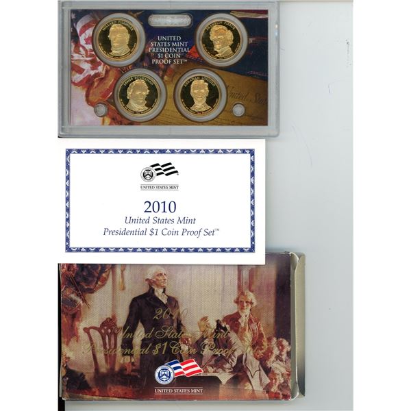 2010s United States Mint Presidential 1 Dollar Coin proof set