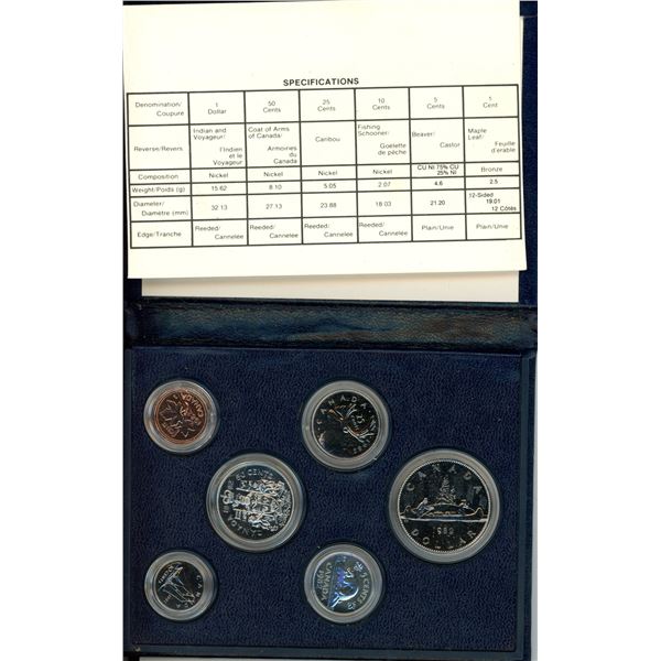 Royal Canadian Mint 1982 Specimen Set