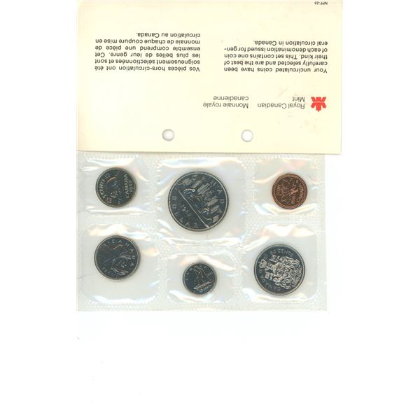 Royal Canadian Mint Uncirculated Coin Set 1982