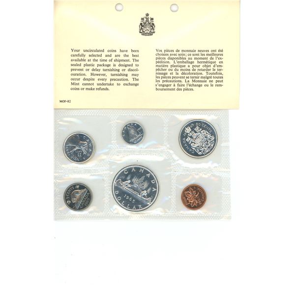 Royal Canadian Mint Uncirculated Coin Set 1965