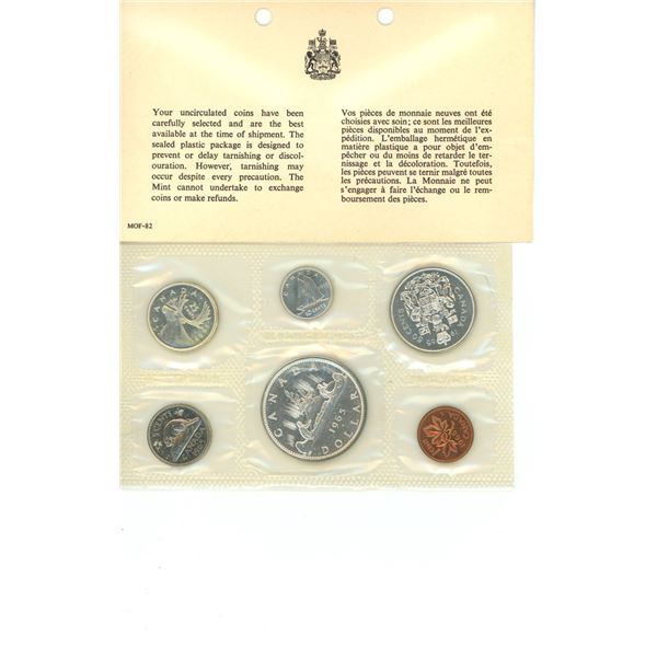 Royal Canadian Mint Uncirculated Coin Set 1965