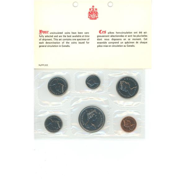 Royal Canadian Mint Uncirculated Coin Set 1976