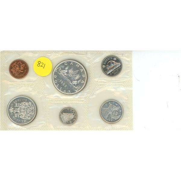 Royal Canadian Mint Uncirculated Coin Set 1965