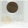 Image 2 : Canadian 1 Cent Coin 1908 AU-55 ICCS Graded