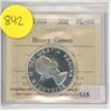 Image 1 : Canadian 50 Cent Coin 1964 PL-64 Heavy Cameo HQ 970 ICCS Graded
