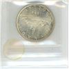 Image 2 : Canadian 1 Dollar Coin 1966 MS-64 Large Beads XOH 590 ICCS Graded