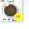 Image 1 : Canadian Large Cent 1918 Red MS-65