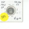 Image 1 : NFLD 5 Cent Coin CH.AU.SS 1943