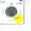 Image 1 : 1945 Canadian Victory Nickel EF-40