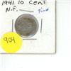 Image 1 : NFLD 10 Cent Coin 1941