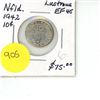 Image 1 : NFLD 10 Cent Coin EF-45 Lustrous 1942