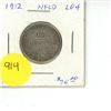 Image 1 : 1912 NFLD F-15 20 Cent