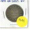 Image 1 : NFLD 50 Cent Coin 1899 VG-10