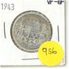 Image 1 : Canadian 50 Cent Coin 1943 VF-EF