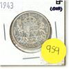 Image 1 : Canadian 50 Cent Coin 1943 EF