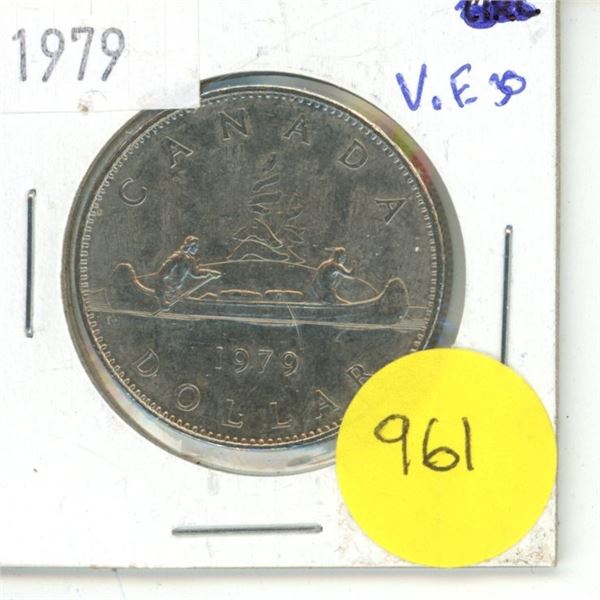 1979 Canadian Nickel Dollar VE-30