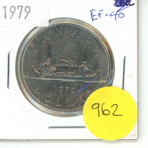 1979 Canadian Nickel Dollar EF-40