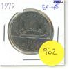 Image 1 : 1979 Canadian Nickel Dollar EF-40