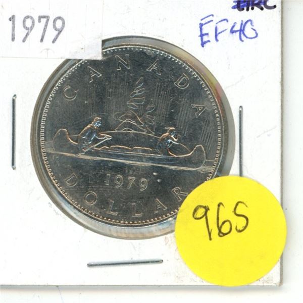 1979 Canadian Nickel Dollar EF 40