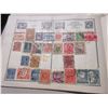 Image 9 : Worldwide Stamp Album containing 526 old stamps from around the world.