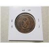Image 2 : Province of Canada 1842 Half Penny Token. Bank of Montreal. PC-1A3. Fine+.
