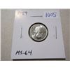 Image 1 : 1959 Silver 10 Cents. MS-64. Bright White.