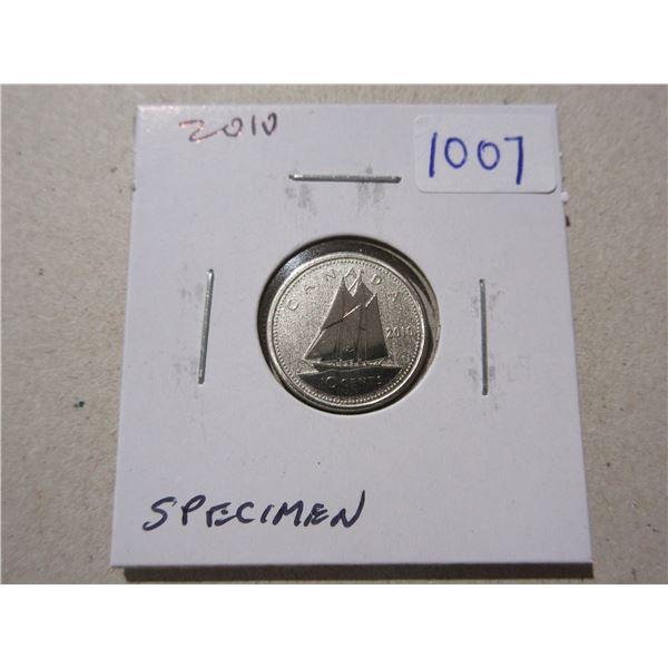 2010 Specimen 10 Cents. Specimen-66.