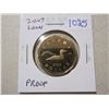 Image 1 : 2007 Loon Dollar. Proof with Ultra Heavy Cameo.