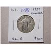 Image 1 : U.S. 1929 Quarter Dollar. VG-8.