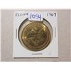 Image 1 : 1967 Regina Trade Dollar. Commemorates Canada’s 100th Birthday. Uncirculated.