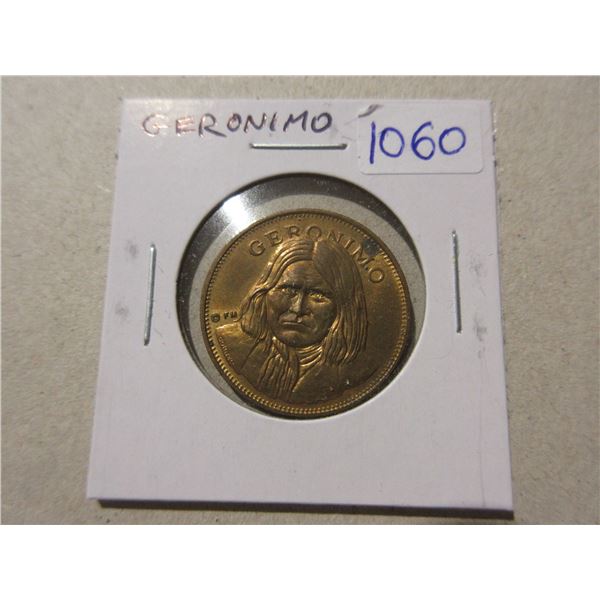 Geronimo medal. Uncirculated.