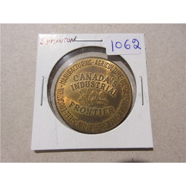 Edmonton medal. Canada’s Industrial Frontier. Uncirculated.