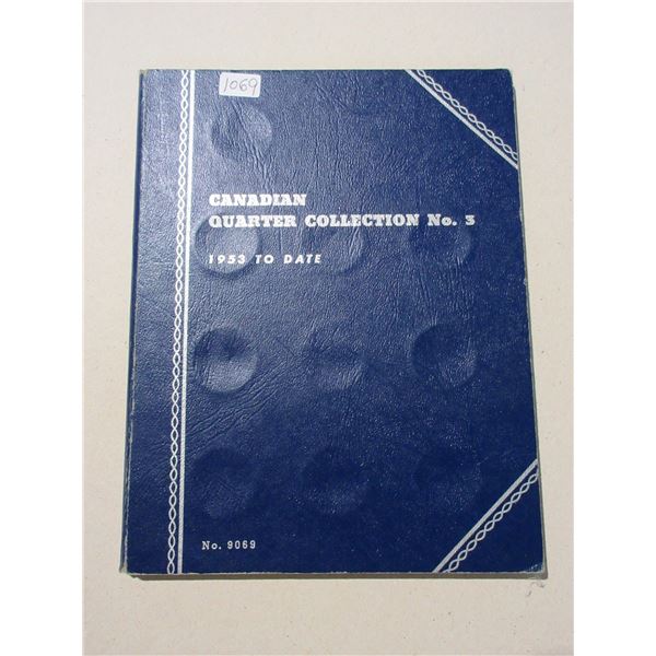 Empty Canadian Quarter Whitman folder. Used.