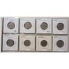 Image 1 : Set of 8 U.S. Buffalo Nickels 1918 – 1937. G-VG.