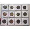 Image 1 : Set of 12 Canadian Large Cents 1909 – 1920. Coins grade VG – VF-30.