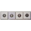 Image 2 : Set of 4 Proof 25 Cents: 1982, 1983, 1986 & 1995.