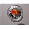 Image 1 : 2013 $10. Maple Leaf. Colourized.99,99% pure silver.  Housed in its original RCM case with COA. Proo