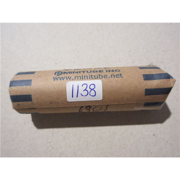 Roll of 40 1964 Canadian Nickel 5 Cents.