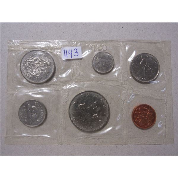 1972 COTY Year Set. 6-coin set.