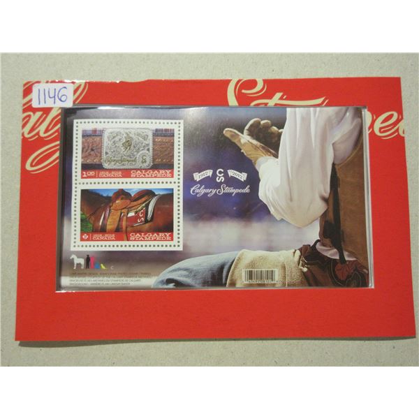 1912 - 2012 Calgary Stampede Centennial Stamps. Mint.