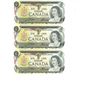 Image 1 : Lot of 3 X 1973 Canadian Consecutive 1 Dollar Bills -BAD0145903 to 905