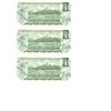 Image 2 : Lot of 3 X 1973 Canadian Consecutive 1 Dollar Bills -BFJ9894534 to 536