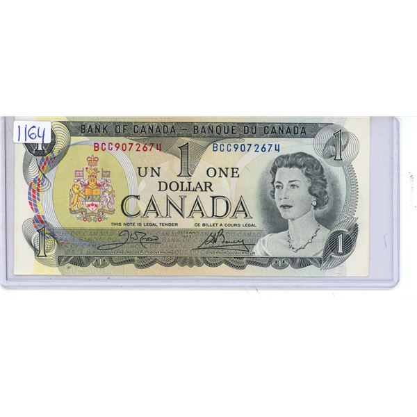 1973 Canadian 1 Dollar Bill -BCC9072674