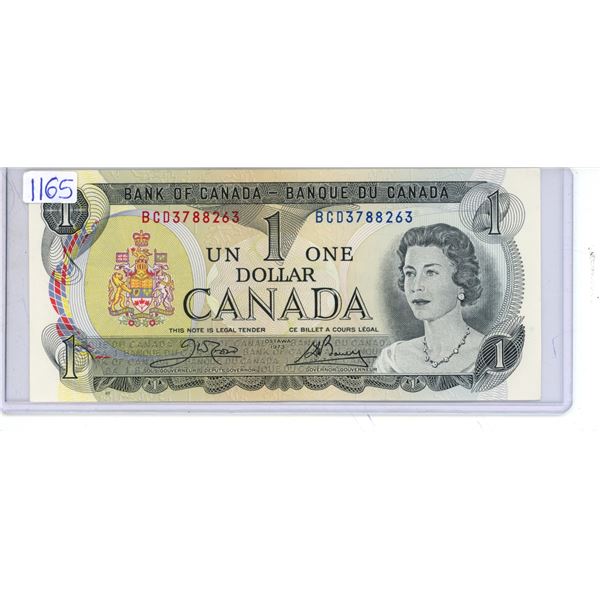 1973 Canadian 1 Dollar Bill -BCD3788263
